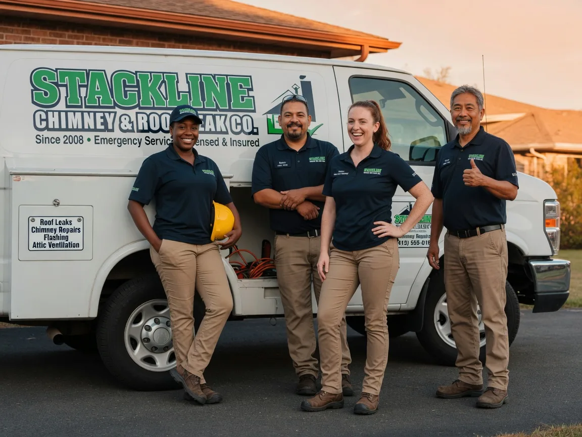 Chimney flashing repair company in Norton, MA